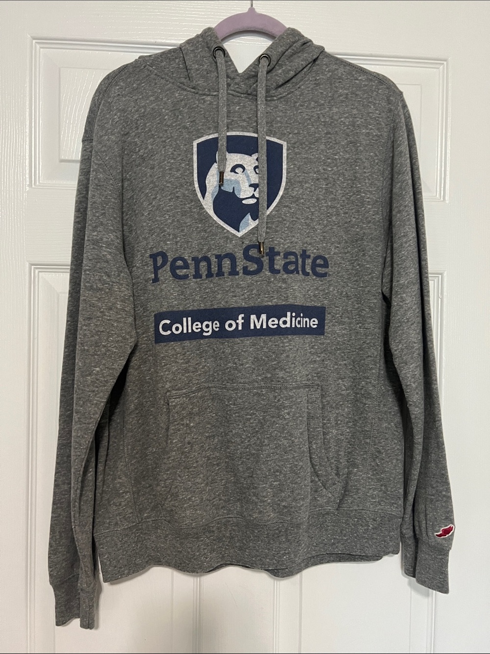 League Penn State College of Medicine Gray Pullover Hoodie